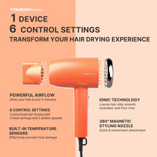 Load image into Gallery viewer, TOUCHBeauty Ionic Hair Dryer - Galaxy Grey