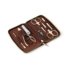 Load image into Gallery viewer, Taylor Of Old Bond Street Luxury Brown Manicure Set