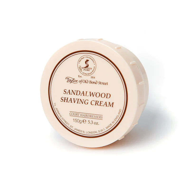 Taylor of Old Bond Street Sandalwood Shaving Cream Bowl 150g