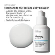 Load image into Gallery viewer, The Ordinary Niacinamide 5% Face and Body Emulsion 100ml