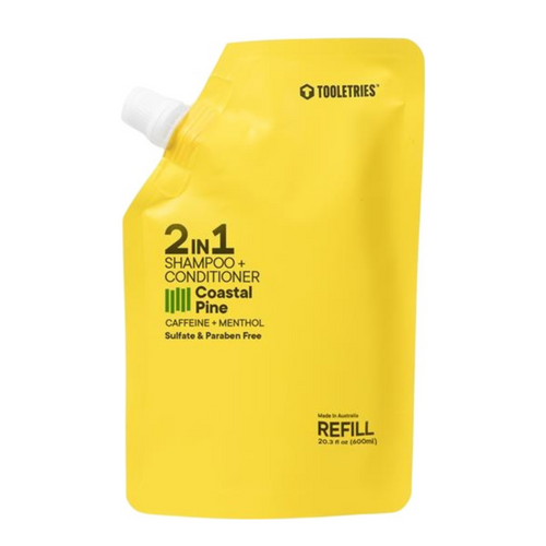 Tooletries 2 in 1 Shampoo & Conditioner Refill 600ml