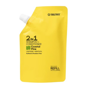Tooletries 2 in 1 Shampoo & Conditioner Refill 600ml