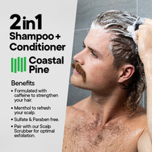 Load image into Gallery viewer, Tooletries 2 in 1 Shampoo &amp; Conditioner Refill 600ml