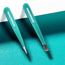 Load image into Gallery viewer, Tweezerman Micro Mini Tweezer Set Turquoise