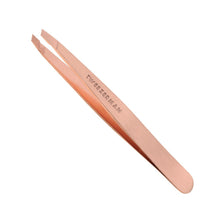 Load image into Gallery viewer, Tweezerman Studio Slant Tweezer Rose Gold