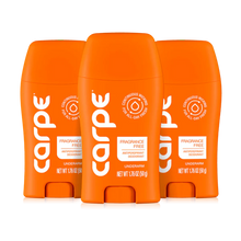 Load image into Gallery viewer, Carpe Antiperspirant Underarm Stick 50ml Trio Bundle