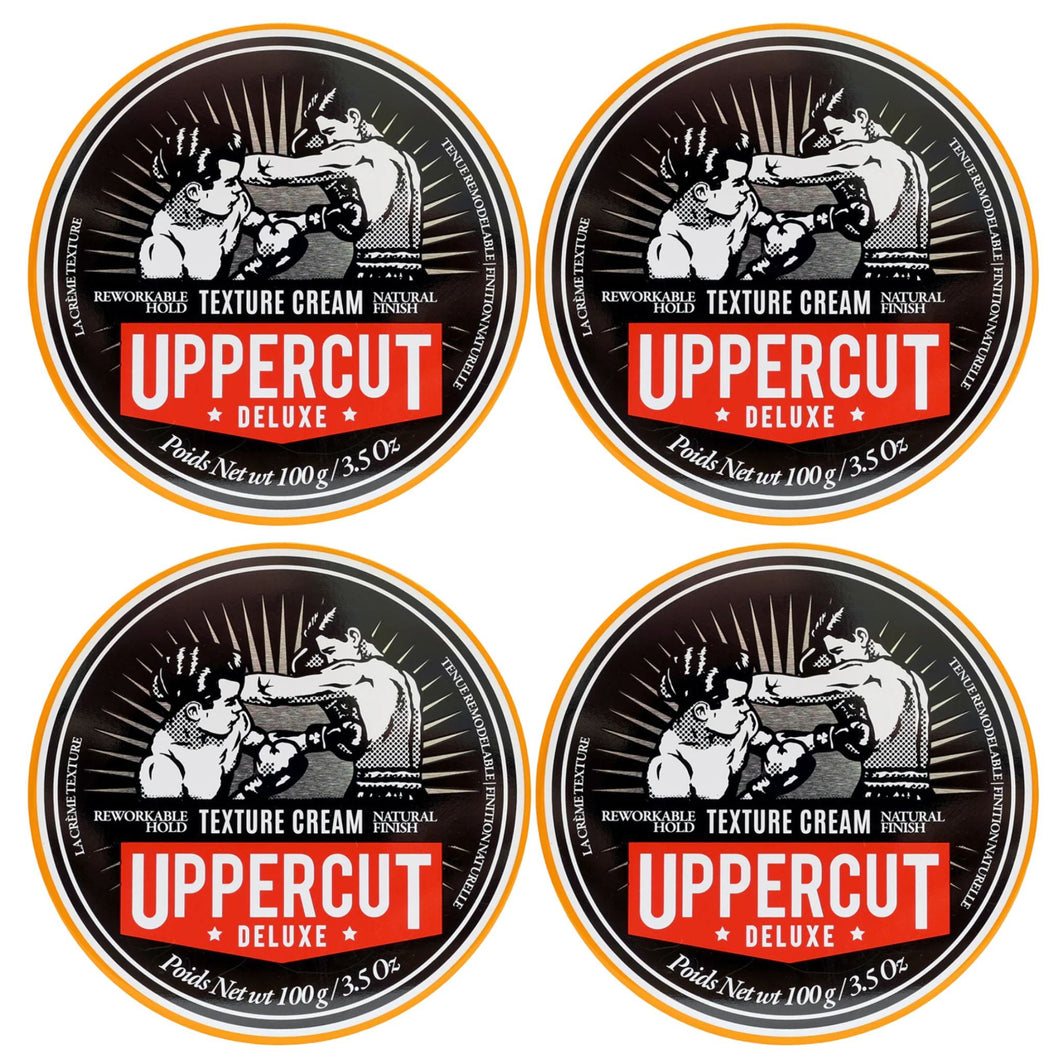 Uppercut Deluxe Texture Cream 100g Quad Bundle