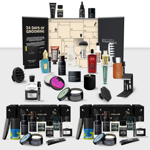 Above The Collar Men's Grooming Advent Calendar & Christmas Cracker Bundle