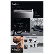 Load image into Gallery viewer, Braun Series 7 Professional Waterproof Beard Trimmer with Travel Case and Charging Stand BT7540