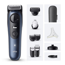 Load image into Gallery viewer, Braun Series 7 Professional Waterproof Beard Trimmer with Travel Case and Charging Stand BT7540