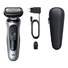 Load image into Gallery viewer, Braun Series 6 Electric Shaver for Men with Travel Case 62-S1000S Silver