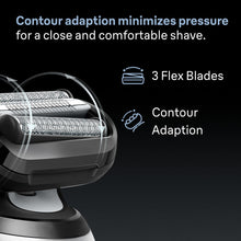 Load image into Gallery viewer, Braun Series 6 Electric Shaver for Men with Travel Case 62-S1000S Silver