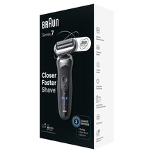 Load image into Gallery viewer, Braun Series 7 Electric Shaver for Men with Travel Case 72-G1000S Grey