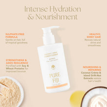 Load image into Gallery viewer, Pure Fiji Coconut Creme Conditioner 280ml - White Gingerlily