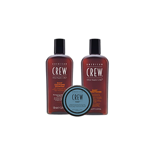 American Crew Shampoo, Conditioner & Fiber Travel Pack