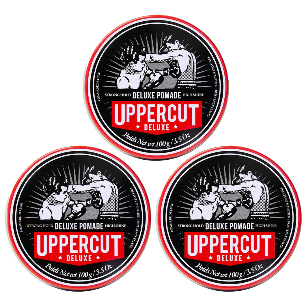 Uppercut Deluxe Pomade 100g Trio Bundle