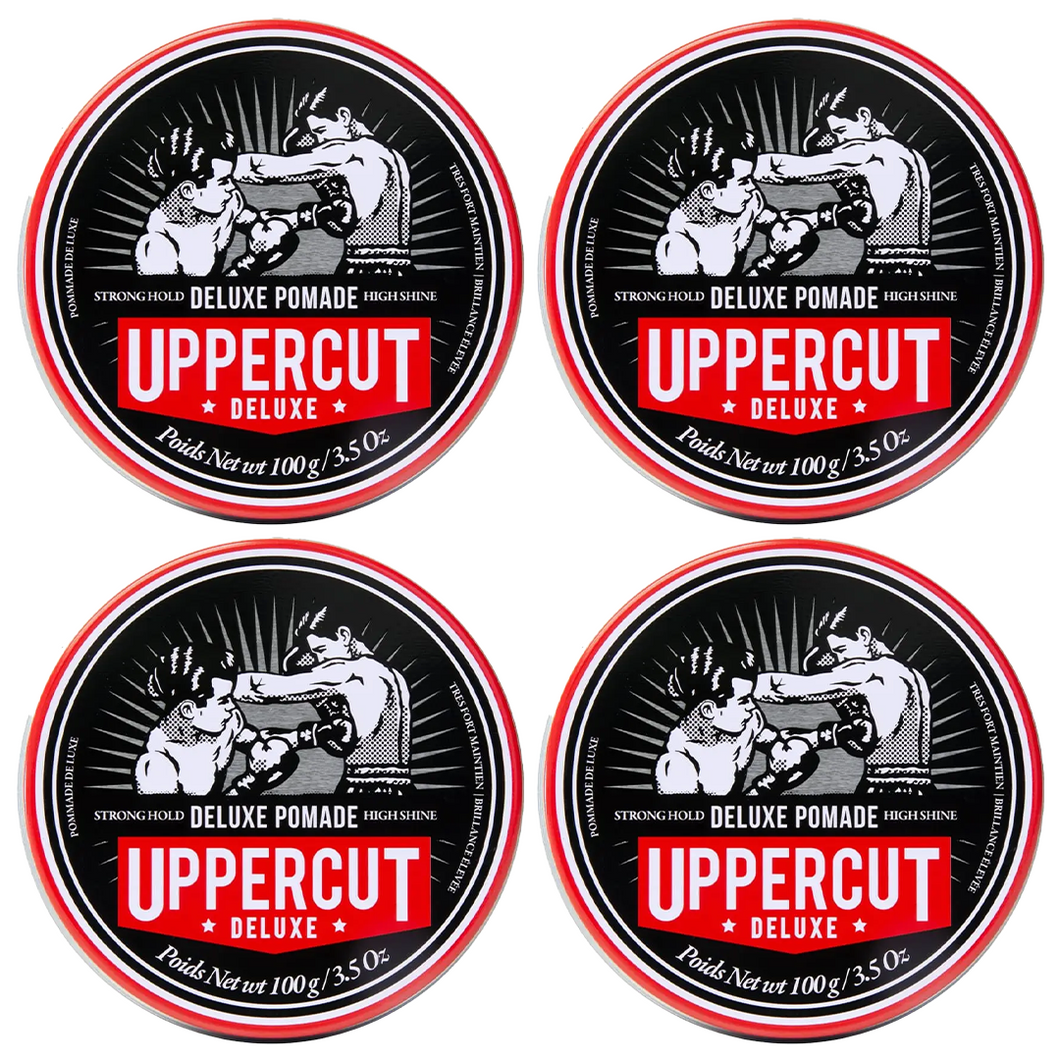 Uppercut Deluxe Pomade 100g Quad Bundle