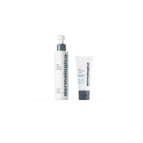 Dermalogica Glycolic Cleanser & Skin Smoothing Cream Mini Duo