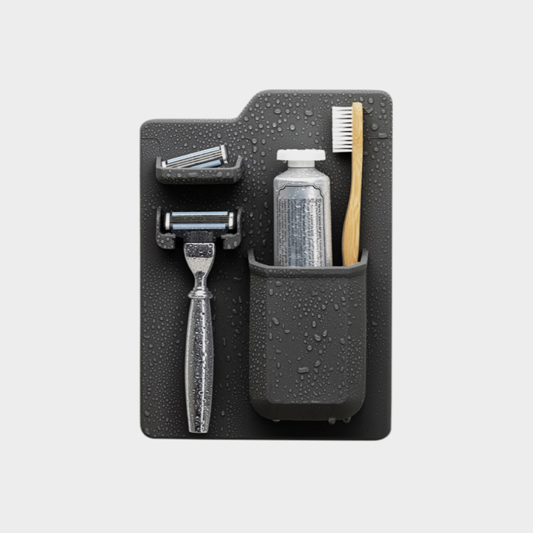 Tooletries The Harvey Toothbrush & Razor Holder - Charcoal