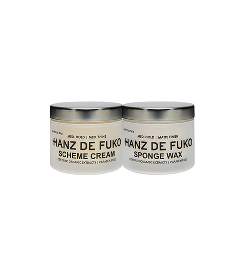 Hanz De Fuko Scheme Cream & Sponge Wax Travel Duo