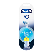 Load image into Gallery viewer, iO Advanced Clean White Electric Toothbrush Replacement Heads, 4pk