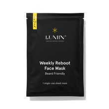 Load image into Gallery viewer, Lumin Weekly Reboot Face Mask Beard Friendly (10 Pack)