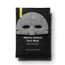 Load image into Gallery viewer, Lumin Weekly Reboot Face Mask Beard Friendly (10 Pack)