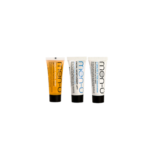 men-ü Cleanser, Mask & Moisturiser Travel Trio