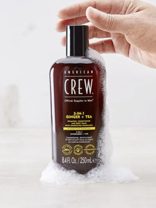 American Crew 3-in-1 Energizing Ginger + Tea 450ml