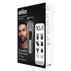 Braun Series 7 10-in-1 All-in-One Waterproof Style Grooming Kit with Charging Stand MGK7420