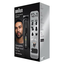 Load image into Gallery viewer, Braun Series 7 12-in-1 All-in-One Waterproof Style Grooming Kit with Charging Stand MGK7460