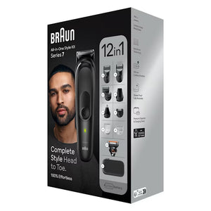 Braun Series 7 12-in-1 All-in-One Waterproof Style Grooming Kit with Charging Stand MGK7460