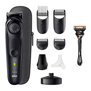 Braun Series 7 Professional Waterproof Beard Trimmer with Travel Case and Charging Stand BT7440