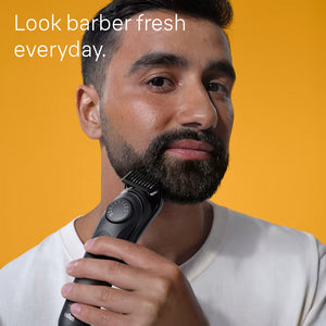 Braun Series 7 Professional Waterproof Beard Trimmer with Travel Case and Charging Stand BT7440