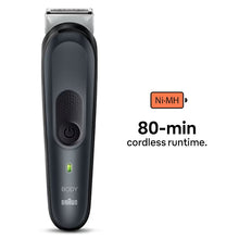 Load image into Gallery viewer, Braun Series 3 Body Groomer with 3 Attachments BG3340