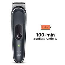 Load image into Gallery viewer, Braun Series 5 Waterproof Body Groomer with 4 Attachments BG5370