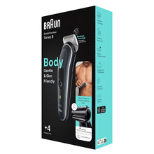 Load image into Gallery viewer, Braun Series 5 Waterproof Body Groomer with 4 Attachments BG5370