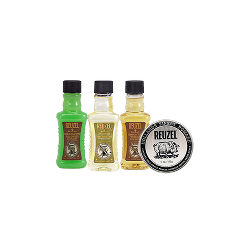 Reuzel 4 Piece Haircare & Styling Travel Pack