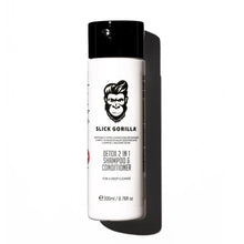 Load image into Gallery viewer, Slick Gorilla Detox 2 in 1 Shampoo and Conditioner 200ml