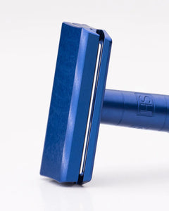 Henson Shaving AL13-M DE Safety Razor Steel Blue