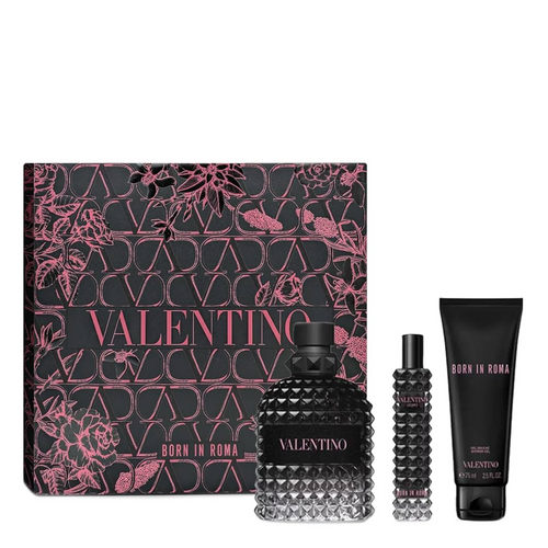 Valentino Born In Roma Uomo EDT 100ml 3 Piece Gift Set