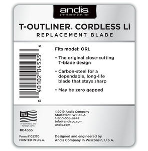 Andis Cordless T Outliner Replacement