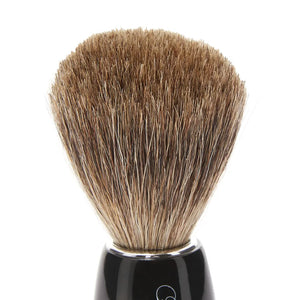 Baxter of California Black Silver Tip Badger Hair Shave Brush