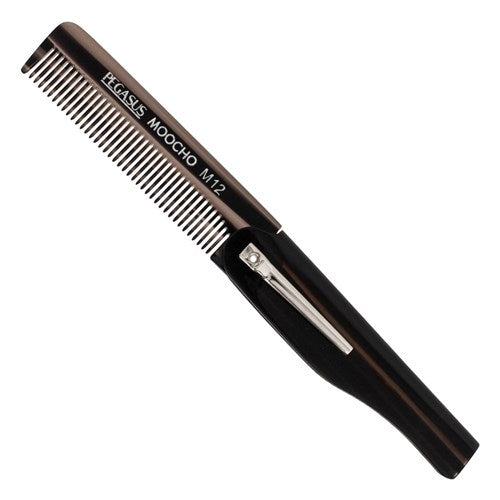 Pegasus M12 Beard & Moustache Folding Comb- Large