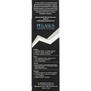 Pegasus M12 Beard & Moustache Folding Comb- Large