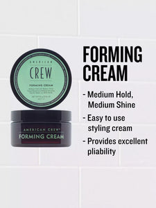 American Crew Forming Cream 85g Trio Bundle