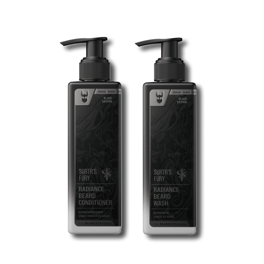 The Beard Struggle Radiance Beard Bundle Platinum Collection