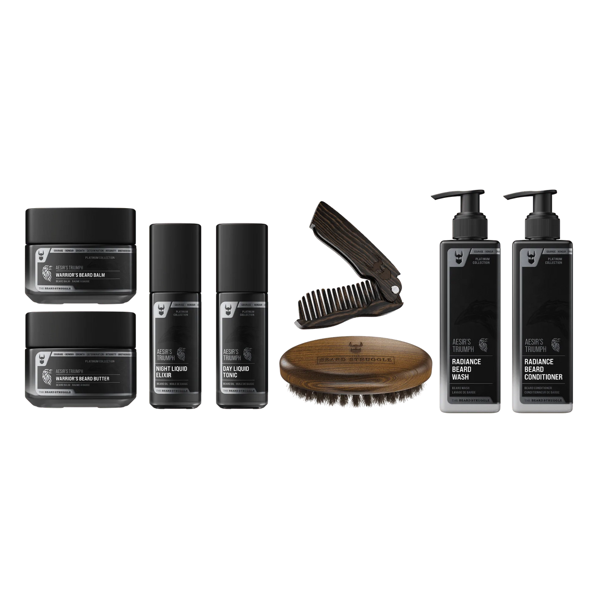 The Beard Struggle The Ultimate Kit Platinum Collection Above The Collar