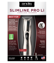 Load image into Gallery viewer, Andis Slimline Pro Li Cordless Trimmer Chrome