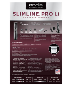 Andis Slimline Pro Li Cordless Trimmer Black